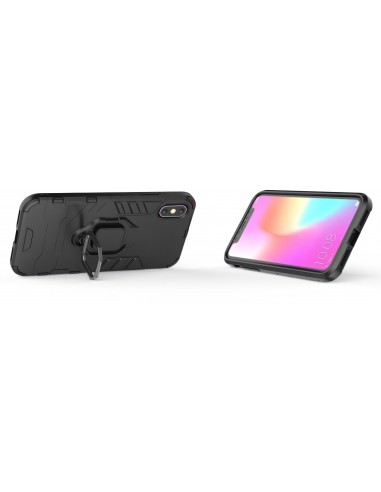 Coque iPhone XS antichocs hybride avec anneau