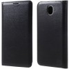 Etui portefeuille Samsung Galaxy J7 2017 Noir