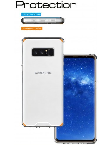 Coque antichoc transparente Galaxy Note 8