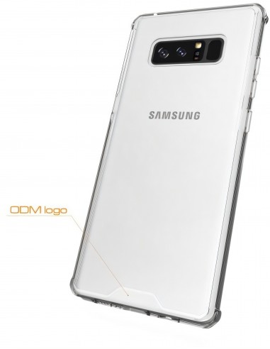 Coque antichoc transparente Galaxy Note 8