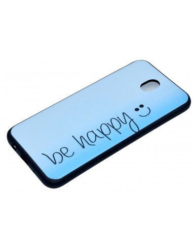 Coque silicone Galaxy J3 2017 / J3 Pro Be happy