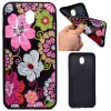 Coque silicone Galaxy J3 2017 / J3 Pro Fleurs colorés