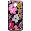 Coque silicone Galaxy J3 2017 / J3 Pro Fleurs colorés