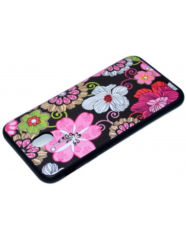 Coque silicone Galaxy J3 2017 / J3 Pro Fleurs colorés
