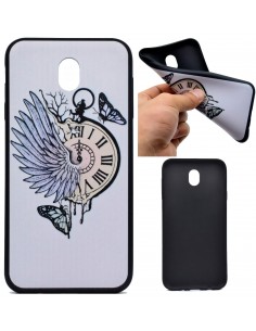 Coque silicone Galaxy J3 2017 / J3 Pro Horloge