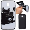 Coque silicone Galaxy J7 2017 / J7 Pro Cat reading