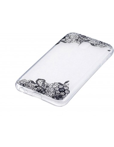 Coque silicone Galaxy J5  et J5 Pro Fleurs