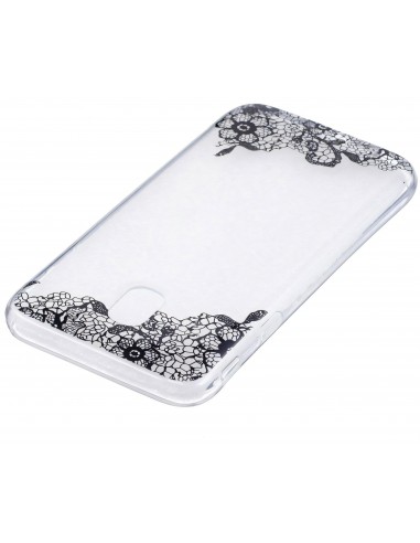 Coque silicone Galaxy J5  et J5 Pro Fleurs