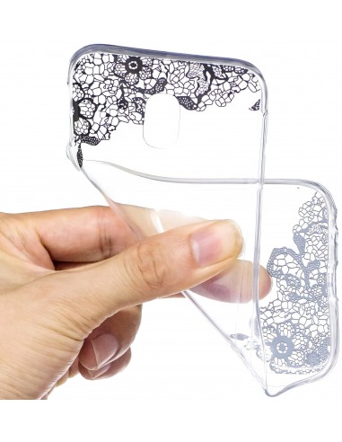 Coque silicone Galaxy J5  et J5 Pro Fleurs