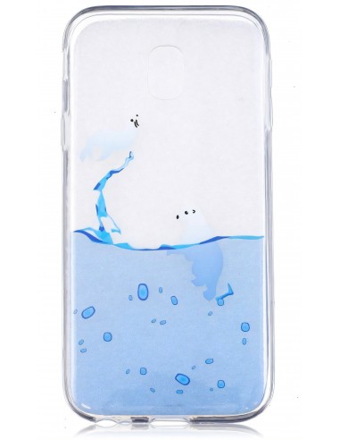 Coque silicone Galaxy J5  et J5 Pro Eau