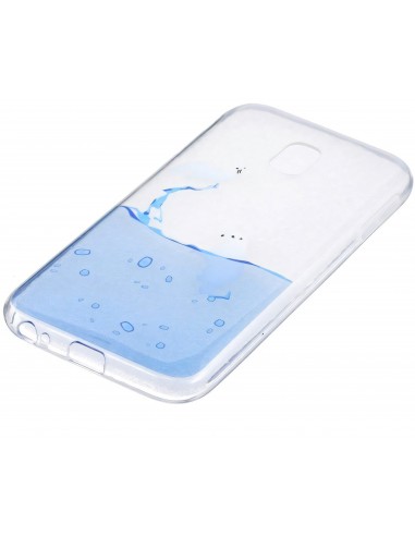 Coque silicone Galaxy J5  et J5 Pro Eau