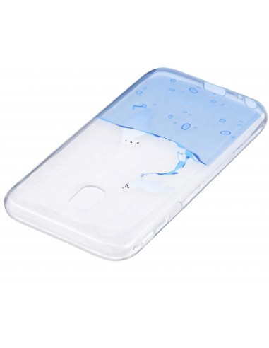 Coque silicone Galaxy J5  et J5 Pro Eau