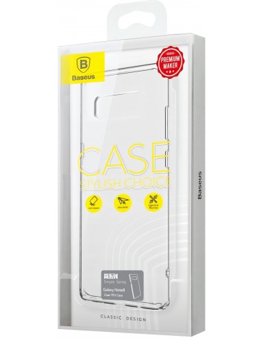 Coque transparente Galaxy Note 8 Baseus