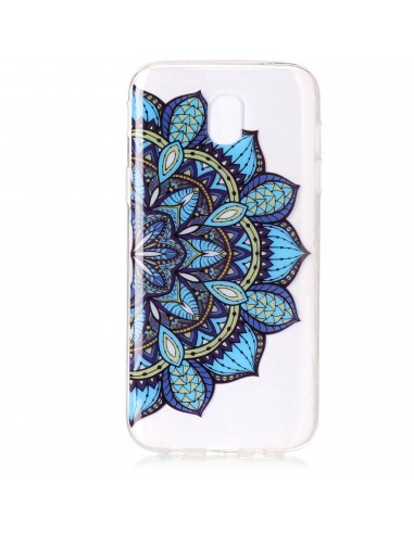 Coque silicone Galaxy J7 2017 / J7 Pro Demi Fleur