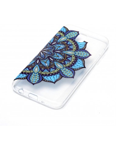 Coque silicone Galaxy J7 2017 / J7 Pro Demi Fleur