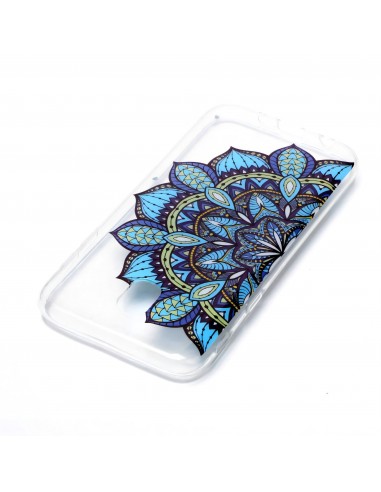 Coque silicone Galaxy J7 2017 / J7 Pro Demi Fleur