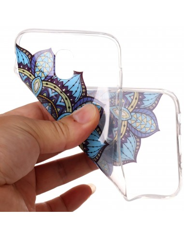 Coque silicone Galaxy J7 2017 / J7 Pro Demi Fleur