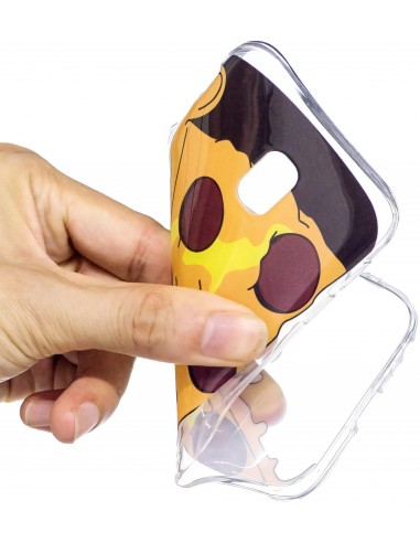Coque silicone Galaxy J3 2017 / J3 Pro Pizza