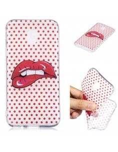 Coque silicone Galaxy J3 2017 / J3 Pro Lèvres