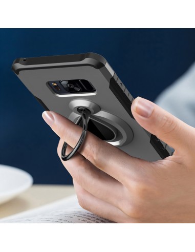 Coque hybride antichoc Samsung Galaxy S8 avec anneau