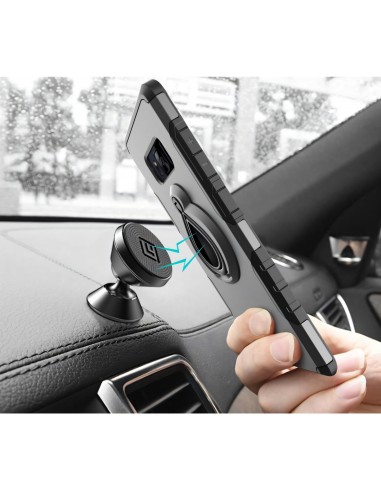 Coque hybride antichoc Samsung Galaxy S8 avec anneau