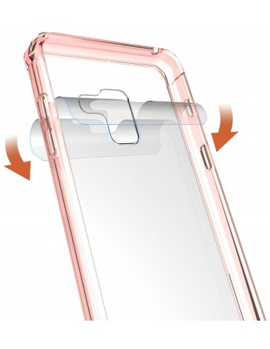 Coque antichoc transparente Galaxy A8 2018