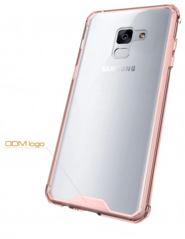 Coque antichoc transparente Galaxy A8 2018