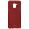 Coque silicone Galaxy A8 2018 Mercury Rouge