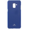 Coque silicone Galaxy A8 2018 Mercury Bleu