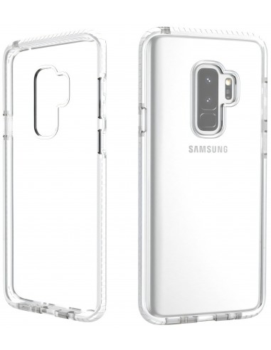 Coque silicone antichocs Samsung Galaxy S9 Plus Transparent