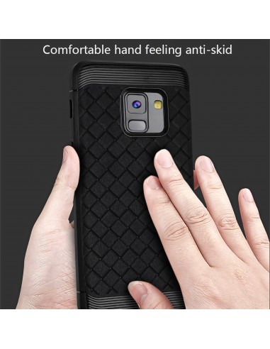 Coque silicone Galaxy A8 plus 2018 Tissé Baseus