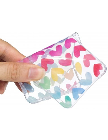 Coque silicone Galaxy A5 2016 Cœurs en couleur