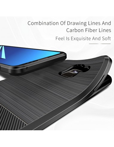 Coque silicone antichoc Galaxy A8 Plus Dux Ducis Mojo