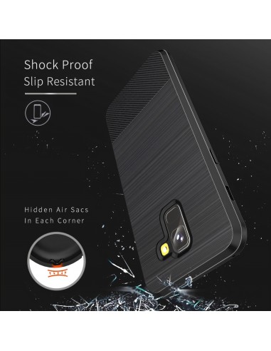 Coque silicone antichoc Galaxy A8 Plus Dux Ducis Mojo