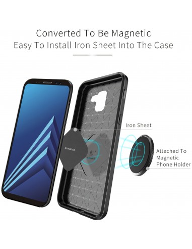 Coque silicone antichoc Galaxy A8 Plus Dux Ducis Mojo