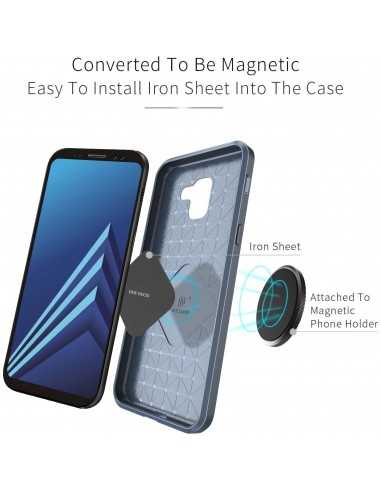 Coque silicone antichoc Galaxy A8 Plus Dux Ducis Mojo