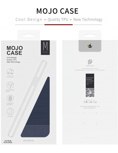 Coque silicone antichoc Galaxy A8 Plus Dux Ducis Mojo