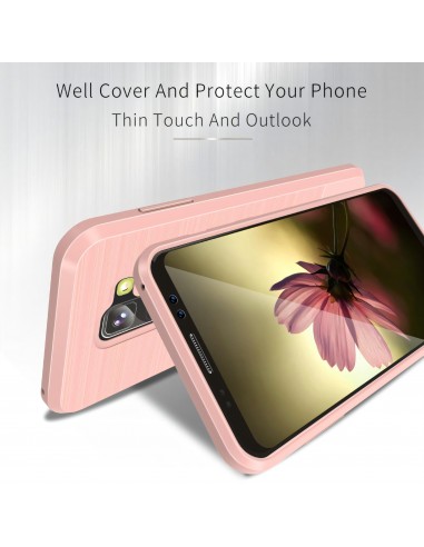 Coque silicone antichoc Galaxy A8 Plus Dux Ducis Mojo