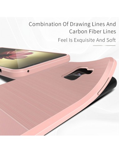 Coque silicone antichoc Galaxy A8 Plus Dux Ducis Mojo