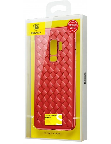Coque silicone Galaxy S9 plus Tissé Baseus