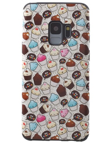 Coque silicone antichoc Galaxy S9 Cup cakes