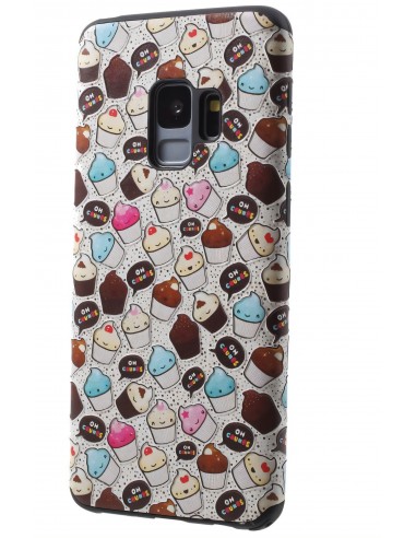 Coque silicone antichoc Galaxy S9 Cup cakes