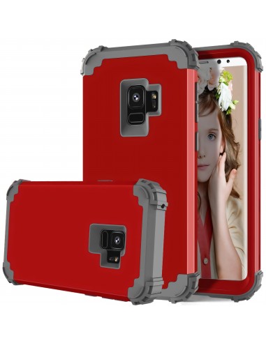 Coque hybride antichoc Galaxy S9 en 3 éléments