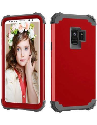 Coque hybride antichoc Galaxy S9 en 3 éléments