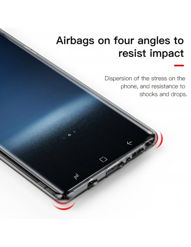 Coque silicone Galaxy Note 9 Baseus Airbag Series