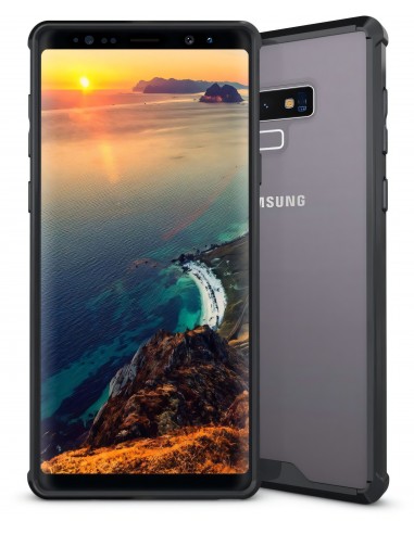 Coque Silicone Galaxy Note 9 Hybride avec bords renforcés