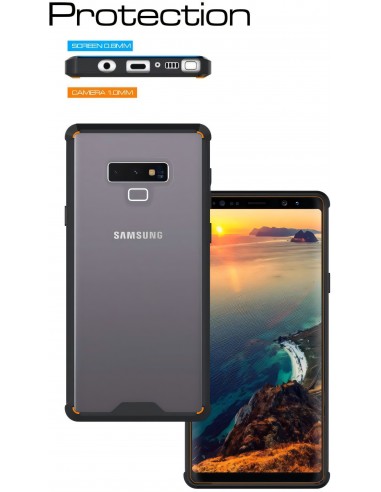 Coque Silicone Galaxy Note 9 Hybride avec bords renforcés
