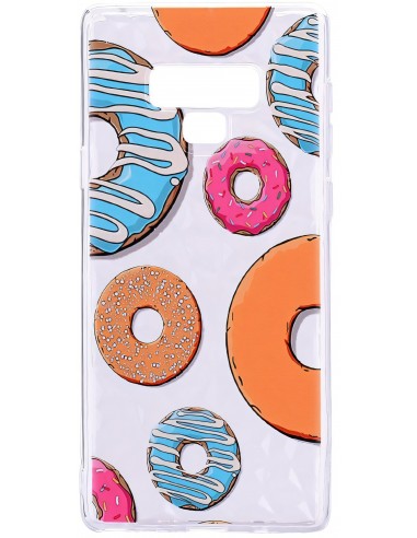 Coque silicone Galaxy Note 9 Diamants 3D Donuts