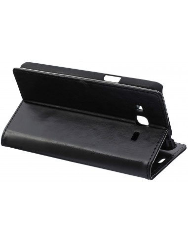 Etui portefeuille Galaxy J3 2016 Crazy Horse