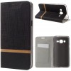 Etui portefeuille Samsung Galaxy J3 et J3 2016 Cross